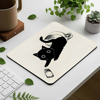 Tapis de souris chat noir | Comfort Pro - TapSouris