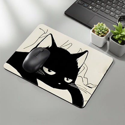Tapis de souris chat noir | Comfort Pro - TapSouris