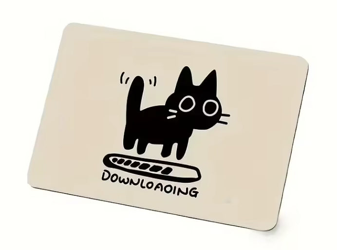 Tapis de souris chat noir | Comfort Pro