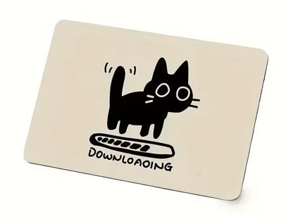 Tapis de souris chat noir | Comfort Pro