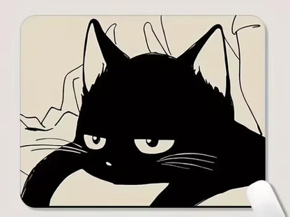 Tapis de souris chat noir | Comfort Pro
